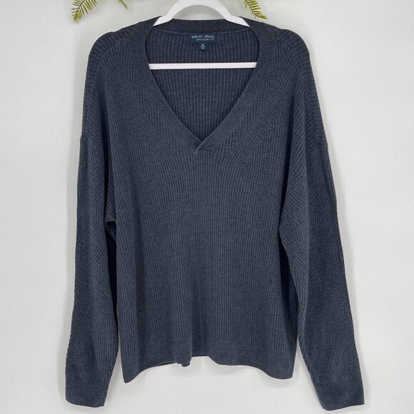 BAREFOOT DREAMS Sweater Womens Plus Size !X V-Neck CozyChic Ultra Lite Pullover - Picture 1 of 6